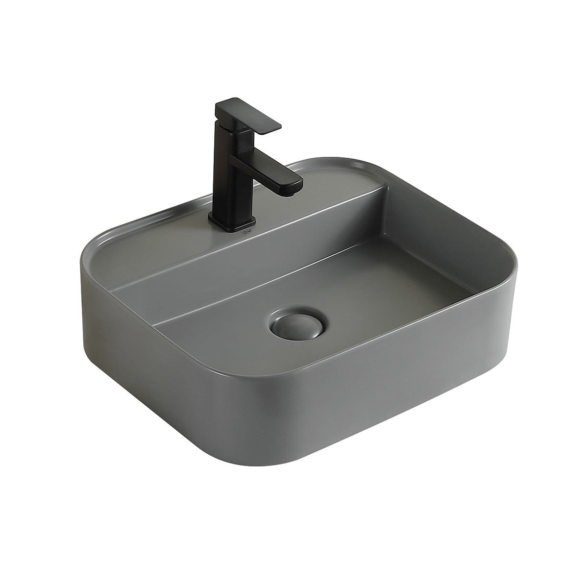 EY-4720MG Mat Gri Tezgah Üstü Lavabo