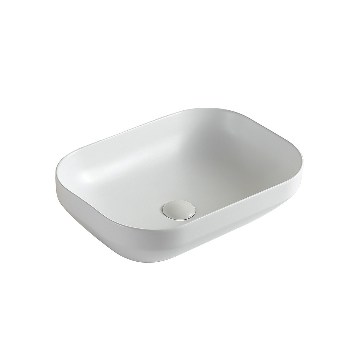 EY-4740MB Mat Beyaz Tezgah Üstü Lavabo