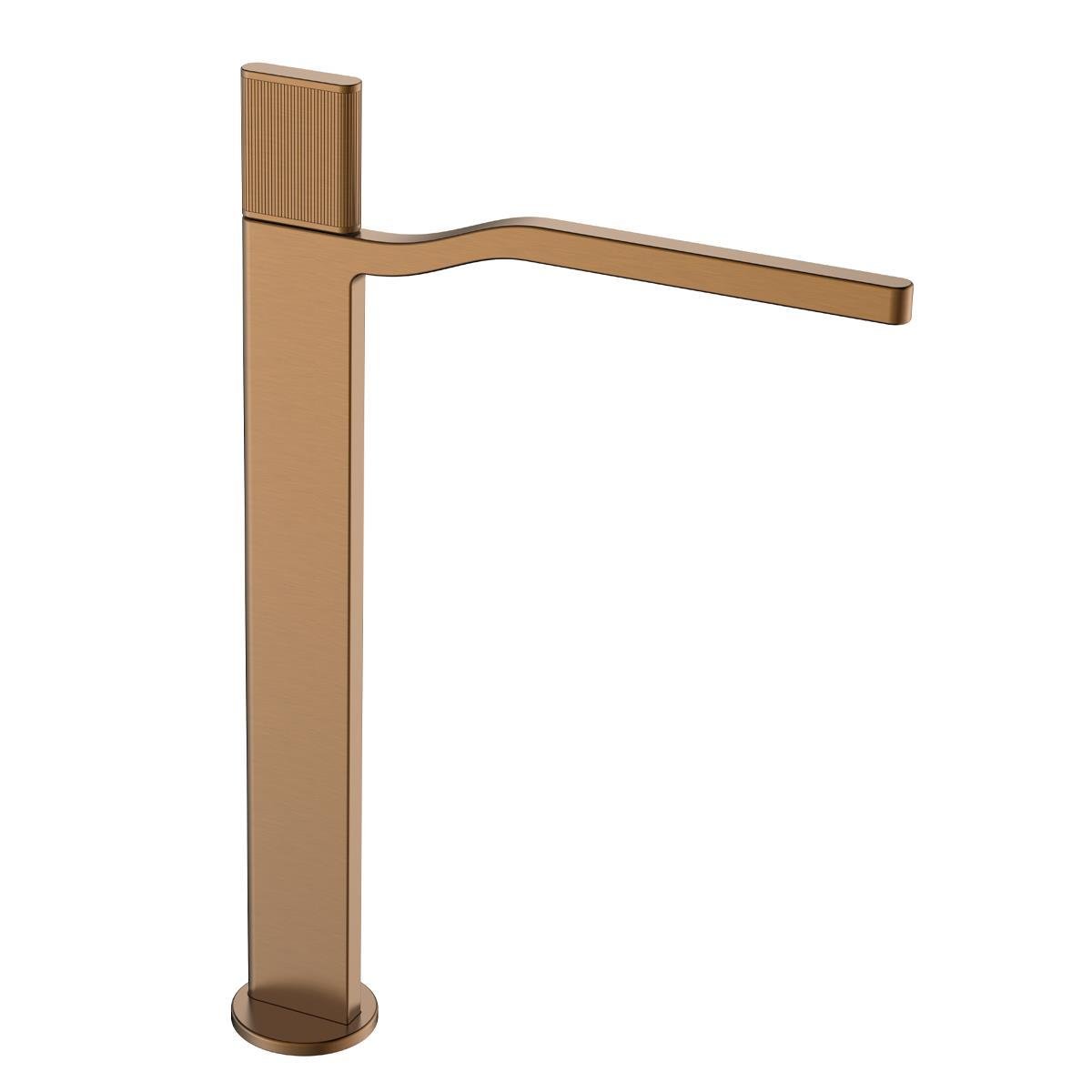 FA-7023 Yüksek Lavabo Bataryası Mat Rose