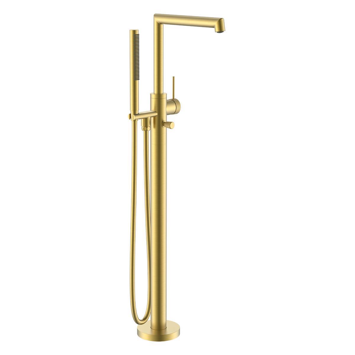 FJ-9112 Mat Altın Ayaklı Küvet Bataryası