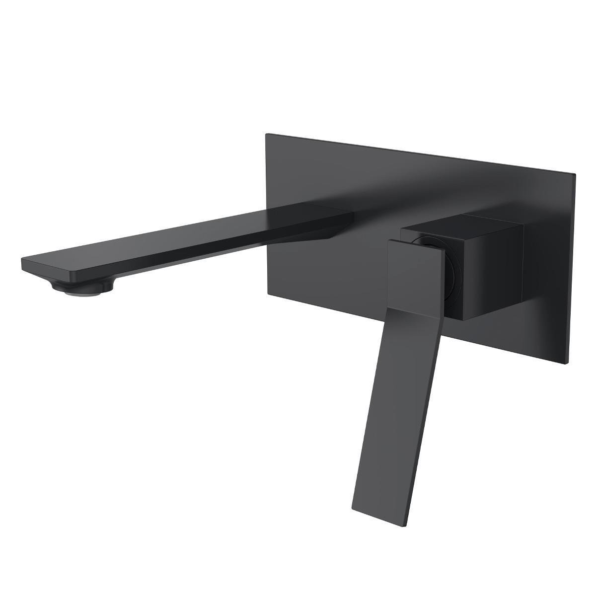 FJ-A3005 Mat Siyah Ankastre Lavabo Bataryası