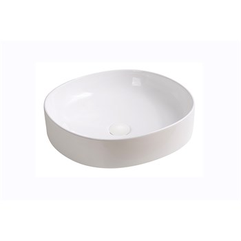 EY-4711 Tezgah Üstü Lavabo Parlak Beyaz