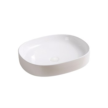 EY-4712 Tezgah Üstü Lavabo Parlak Beyaz