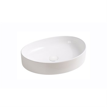 EY-4713 Tezgah Üstü Lavabo Parlak Beyaz