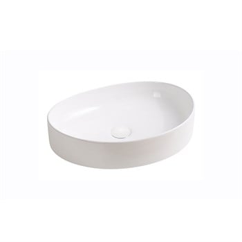 EY-4713 Tezgah Üstü Lavabo Parlak Beyaz