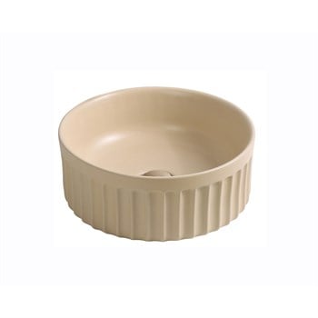 EY-4715MK Mat Krem Tezgah Üstü Lavabo