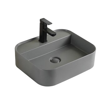 EY-4720MG Mat Gri Tezgah Üstü Lavabo