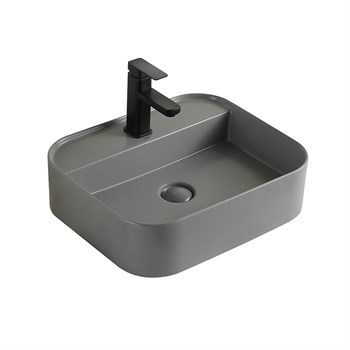 EY-4720MG Mat Gri Tezgah Üstü Lavabo