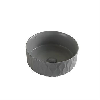 EY-4750MG Mat Gri Tezgah Üstü Lavabo