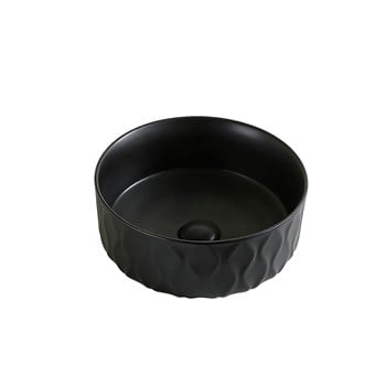 EY-4750MS Mat Siyah Tezgah Üstü Lavabo