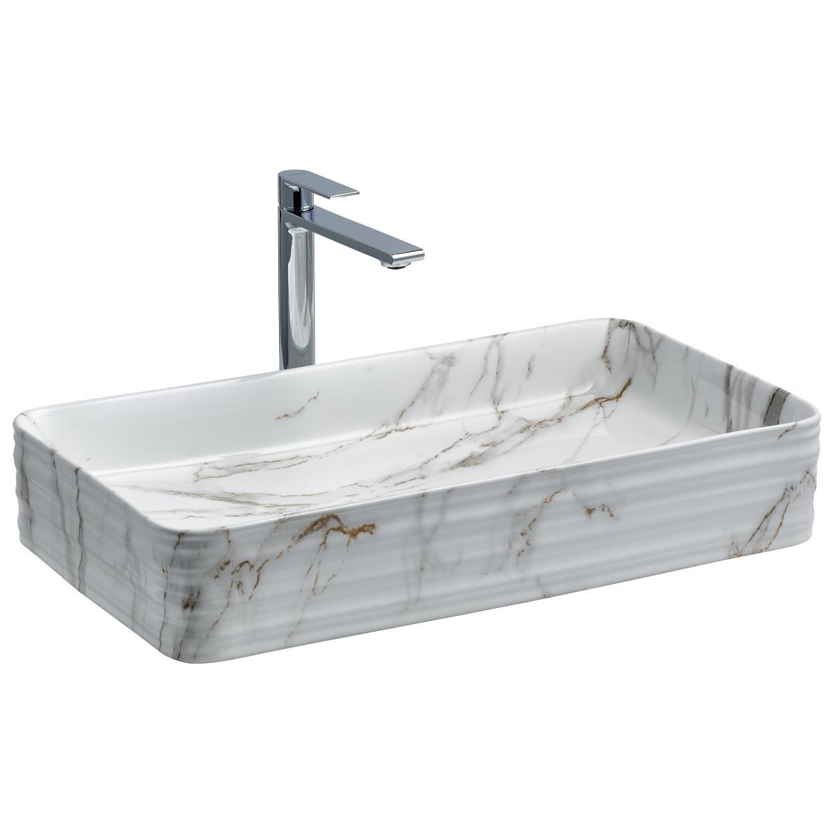 E-2106M1 Tezgah Üstü Porselen Lavabo
