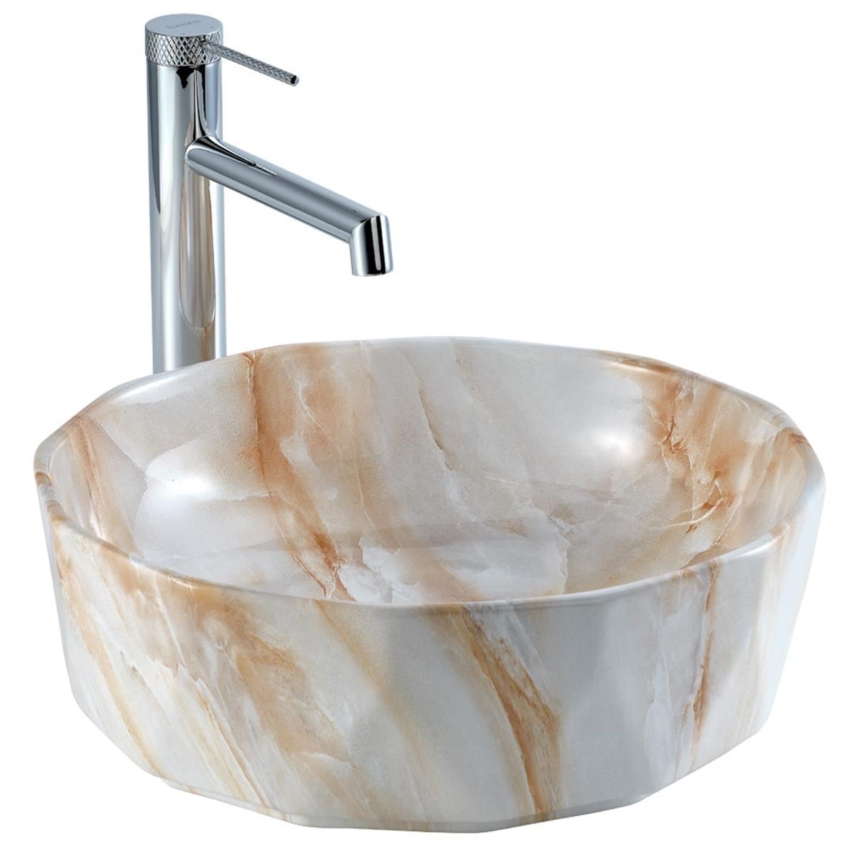 E-2110M2 Tezgah Üstü Porselen Lavabo