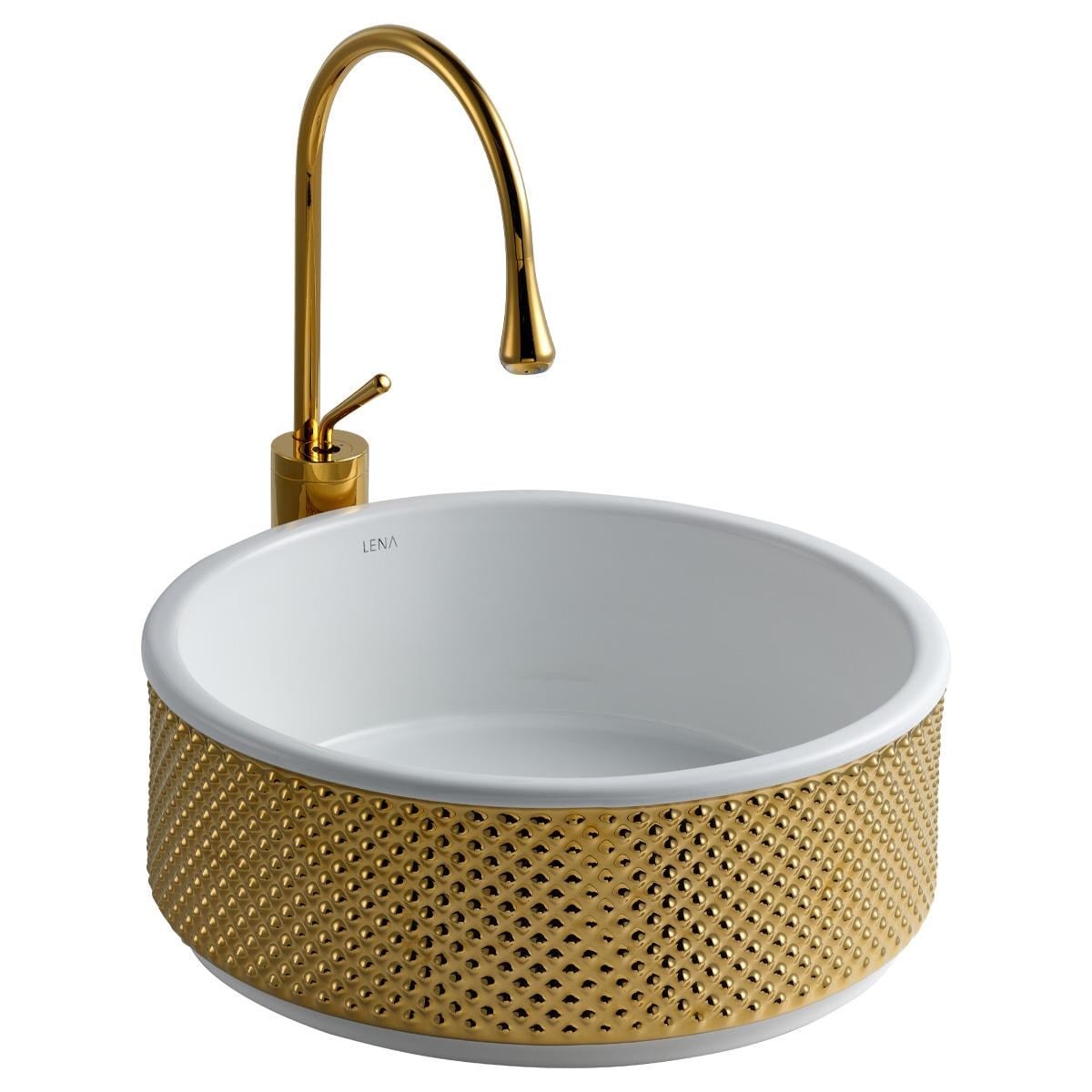 E-4006A Tezgah Üstü Porselen Lavabo