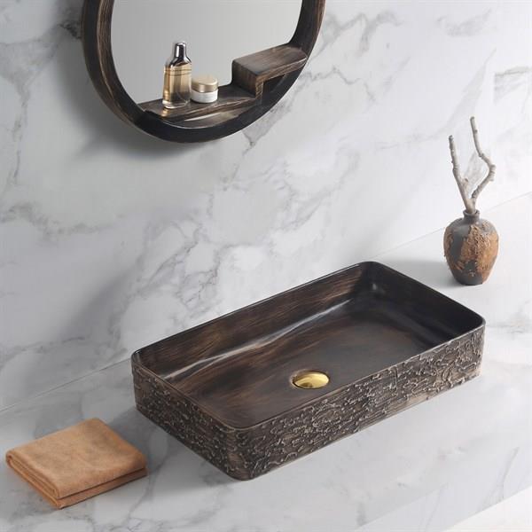 E-4061K Tezgah Üstü Porselen Lavabo