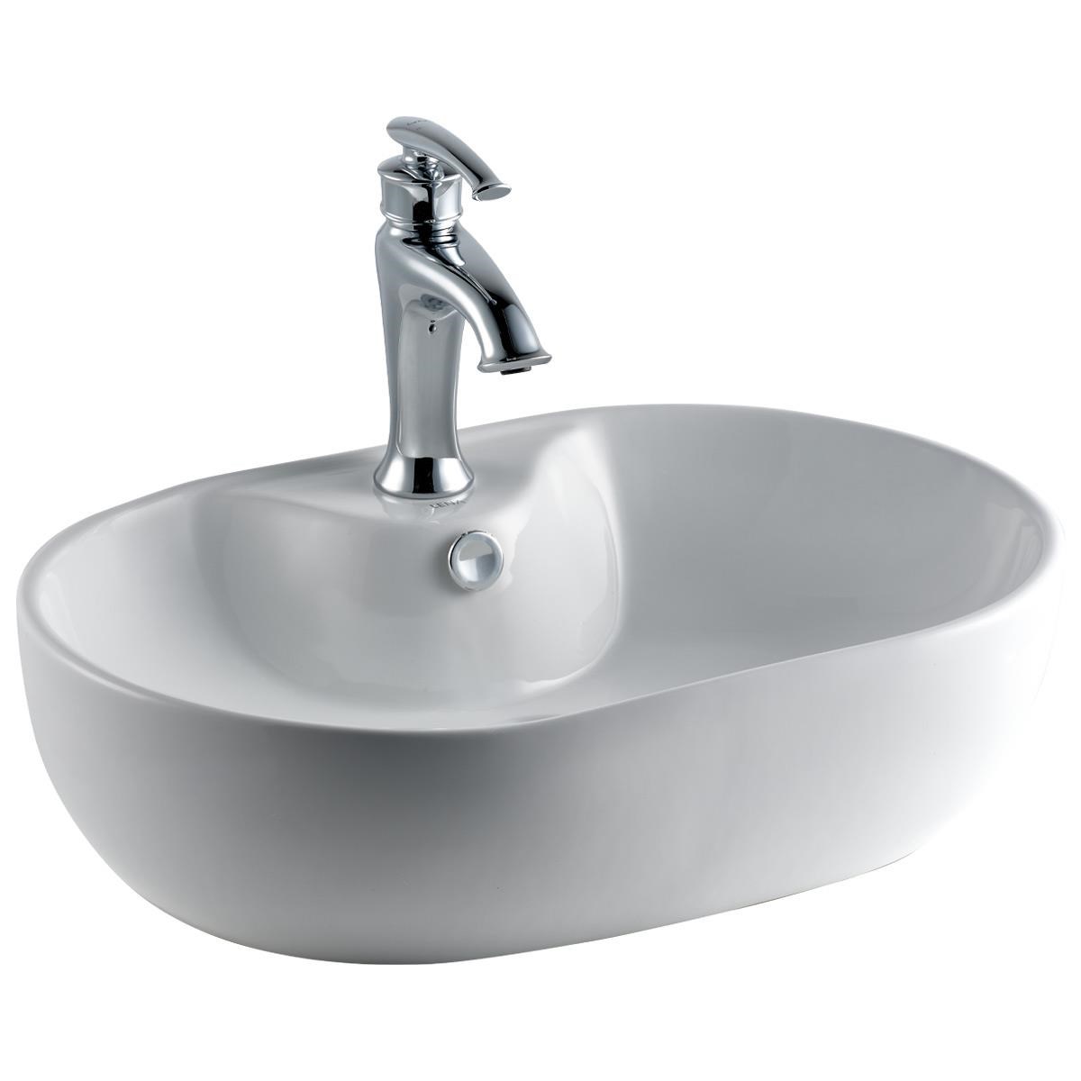 E-4108 Tezgah Üstü Porselen Lavabo