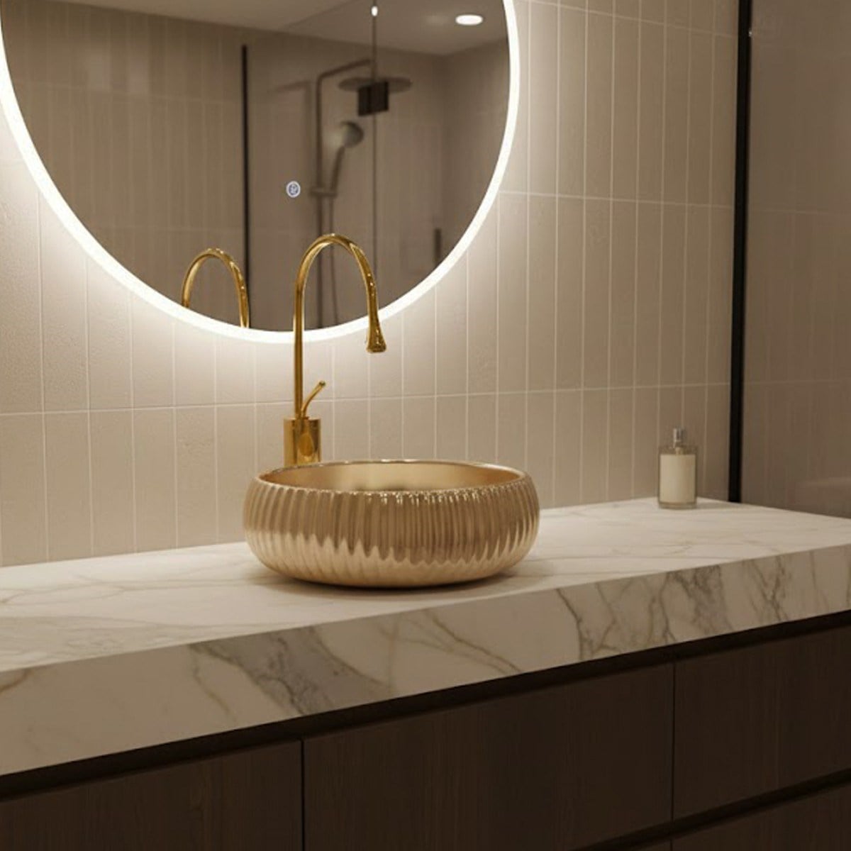 E-4161A Tezgah Üstü Porselen Lavabo