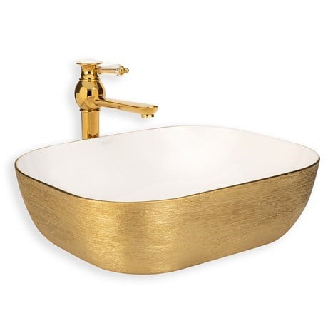 E-5003A Tezgah Üstü Porselen Lavabo