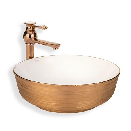 E-5004R Tezgah Üstü Porselen Lavabo