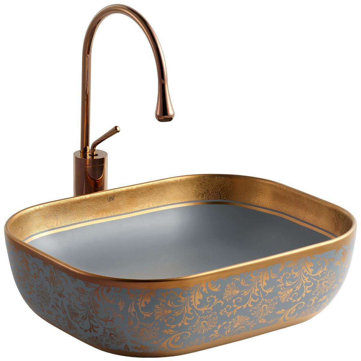 EH-4290MGR Tezgah Üstü Porselen Lavabo
