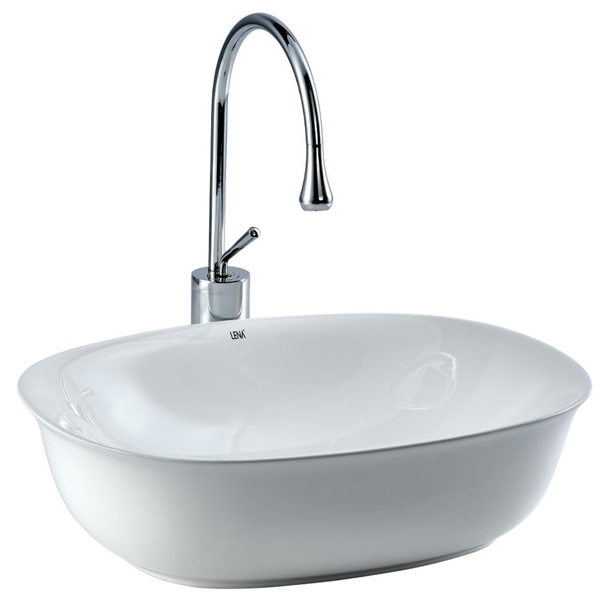 EH-4600 Tezgah Üstü Lavabo Beyaz
