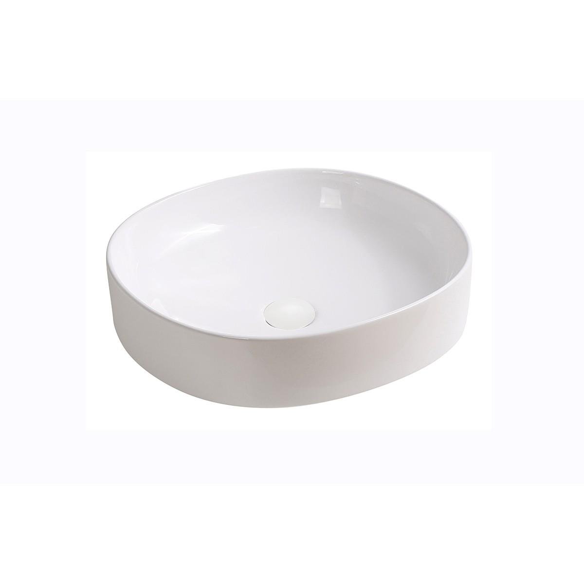 EY-4711 Tezgah Üstü Lavabo Parlak Beyaz