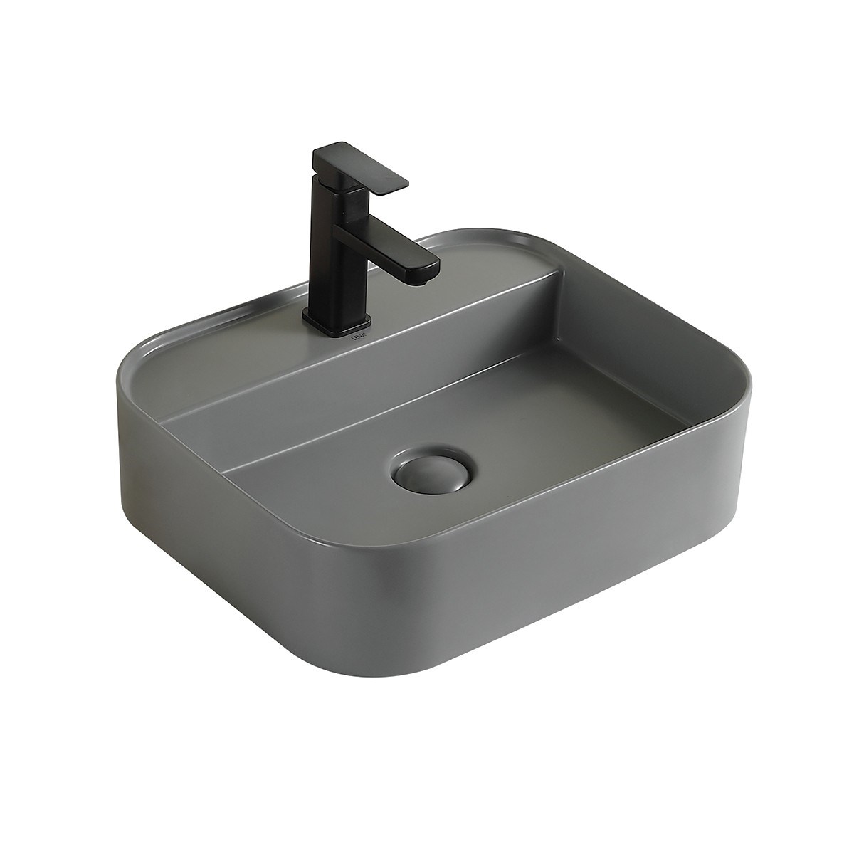 EY-4720MG Mat Gri Tezgah Üstü Lavabo