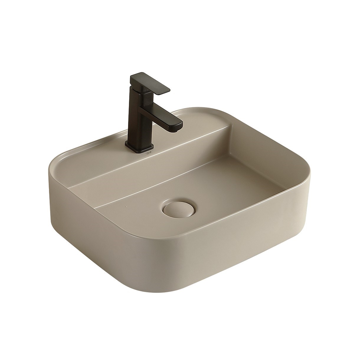 EY-4720MK Mat Cappucino Tezgah Üstü Lavabo 
