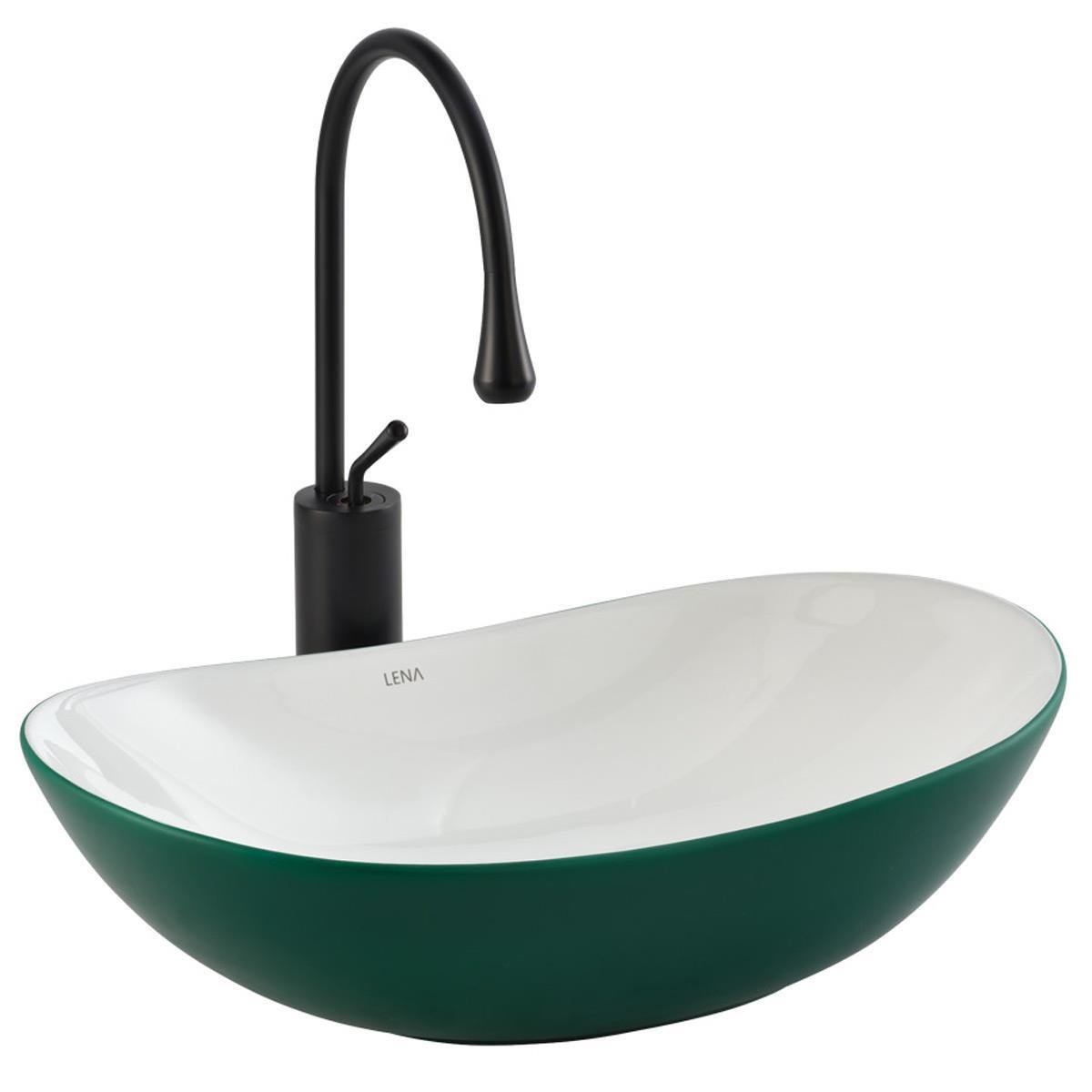 EY-8000MY Tezgah Üstü Lavabo Yeşil