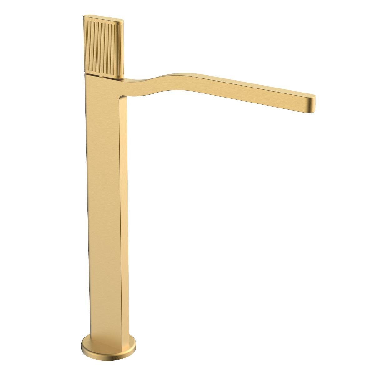 FA-7022 Yüksek Lavabo Bataryası Mat Altın