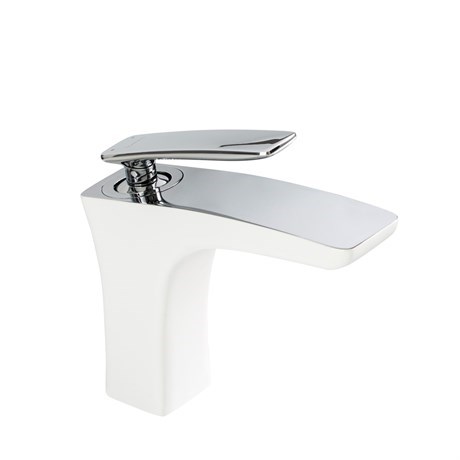 FG-1514 Krom & Beyaz Lavabo Bataryası