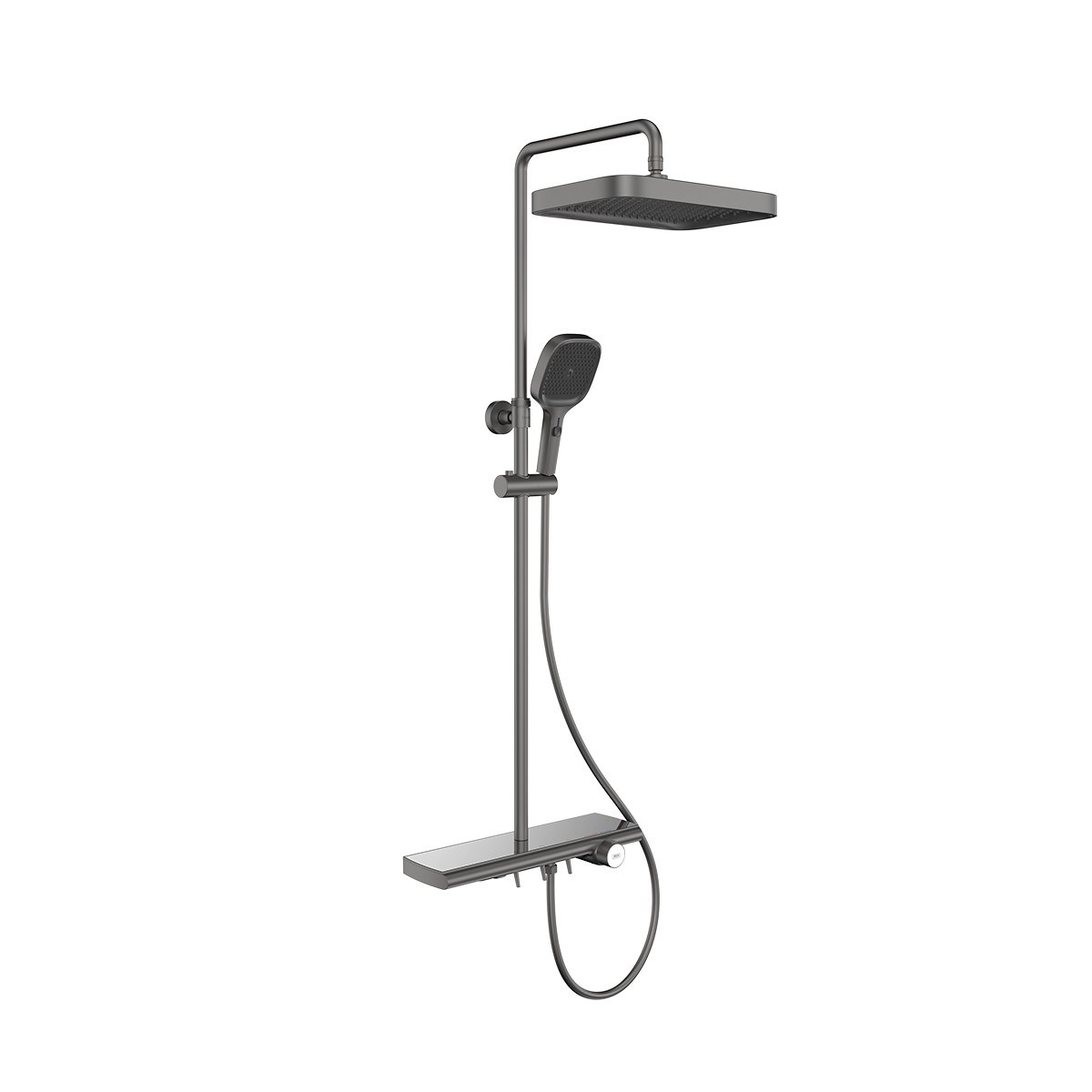 FG-P4057T Mat Füme Termostatik Duş Takımı