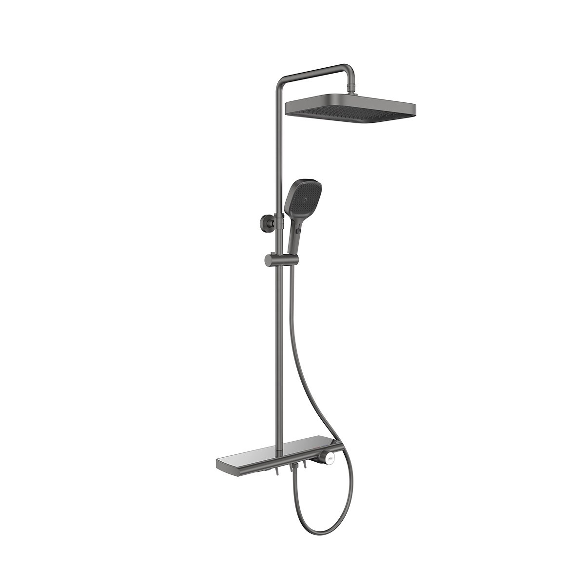 FG-P4057T Mat Füme Termostatik Duş Takımı