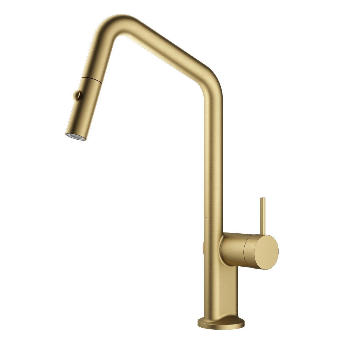 FJ-K0412 Mat Fırçalanmış Altın Mutfak Bataryası