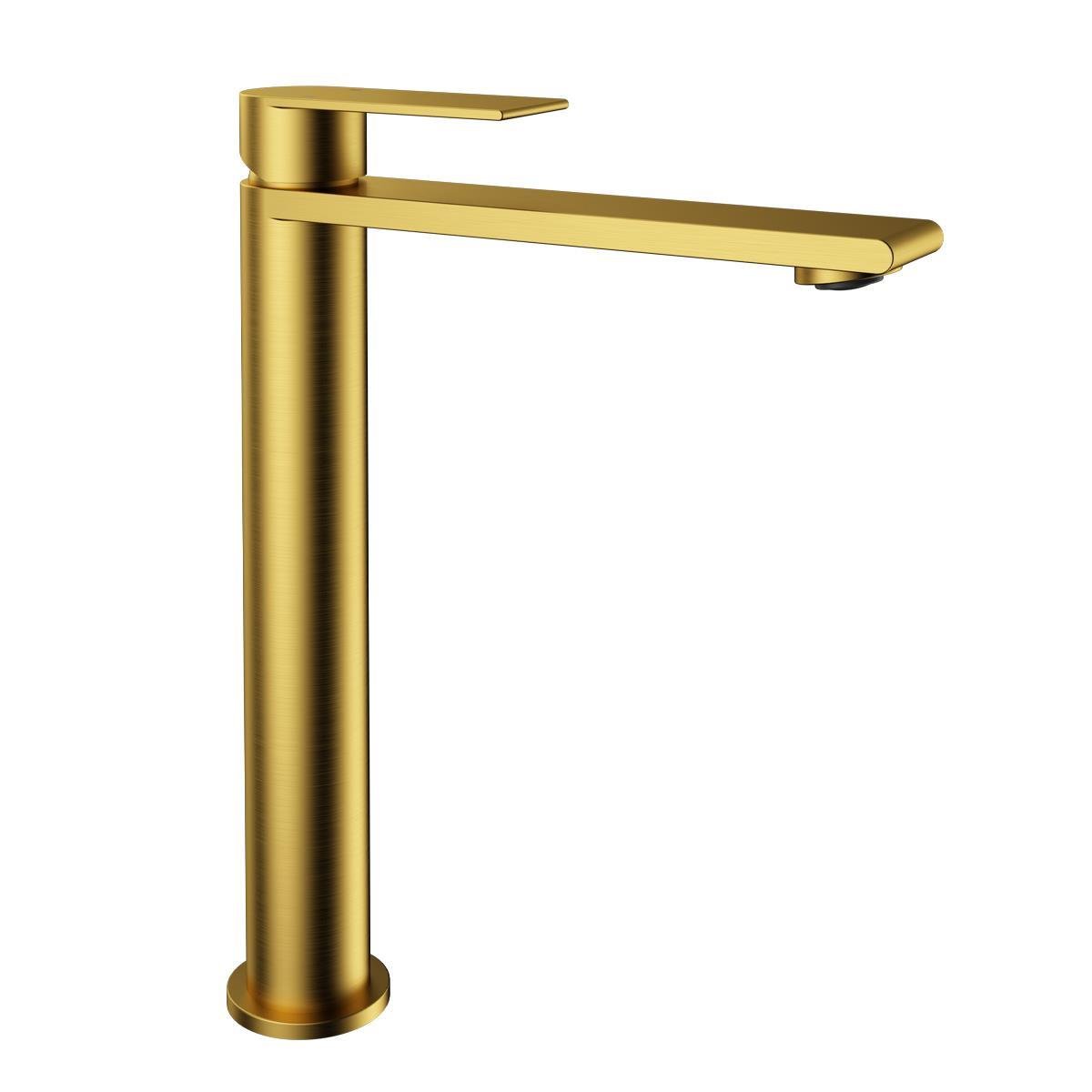 FJ-SS1022 Mat Altın Yüksek Lavabo Bataryası 