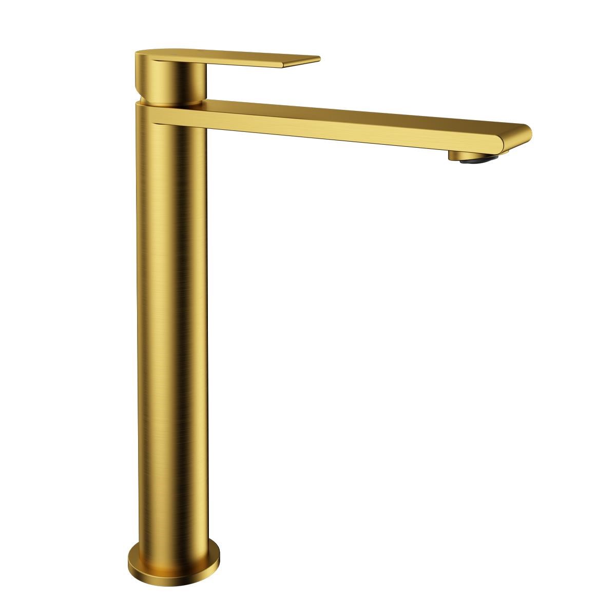 FJ-SS1022 Mat Altın Yüksek Lavabo Bataryası 
