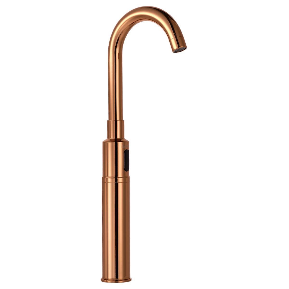 FS-9203 Fotoselli Yüksek Lavabo Bataryası Rose Gold