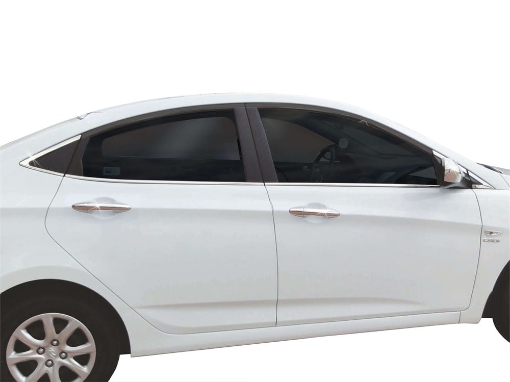 Hyundai Accent Blue RB Cam Çıtası 10 Prç  P.Çelik 2011 ve Sonrası, 