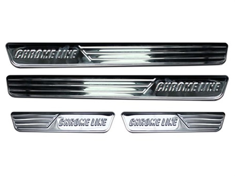 Seat Octavia A7 Chrome Line Kapı Eşiği 4 Prç Krom 2013 ve Sonrası, Seat Octavia A7 Chrome Line Kapı Eşiği 4 Prç Krom 2013 ve Sonrası