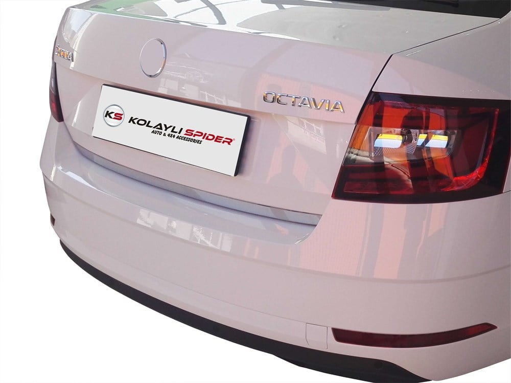 Skoda Octavia A7 Bagaj Alt Çıtası Krom 2013 ve Sonrası, 