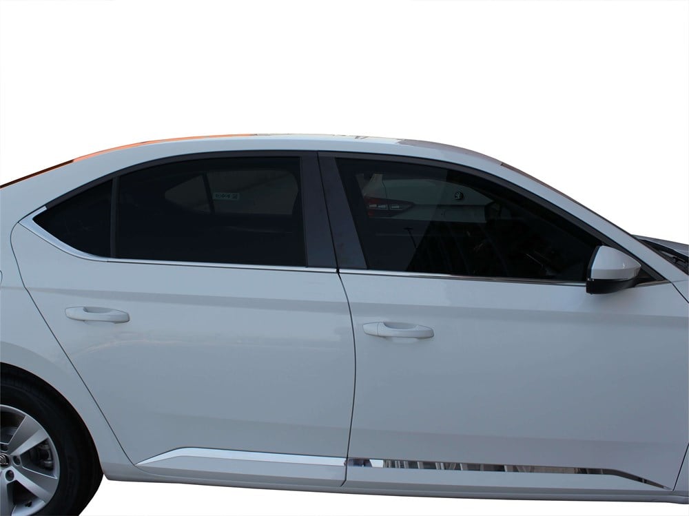 Skoda Super B8 Cam Çıtası 8 Prç Krom 2015 ve Sonrası, 