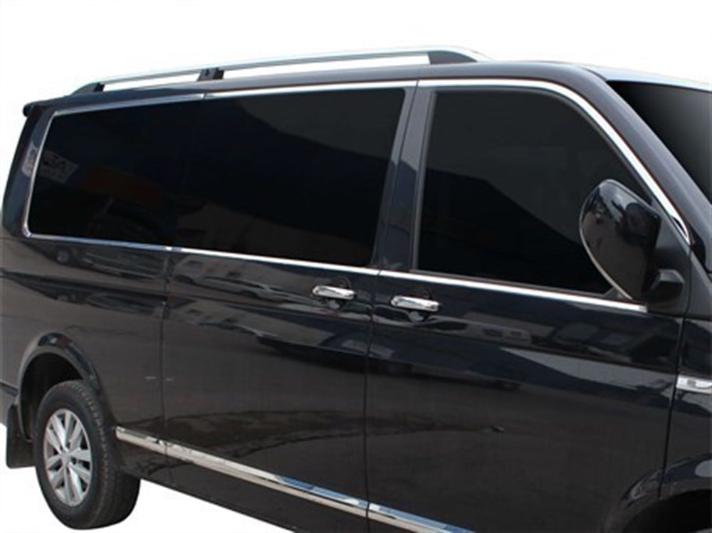 VW Transporter T6.1 Cam Çerçevesi 14 Prç. Krom (K.Ş.) Çift Sürgü 2020 ve Sonrası, VW Transporter T6.1 Cam Çerçevesi 14 Prç. Krom (K.Ş.) Çift Sürgü 2020 ve Sonrası
