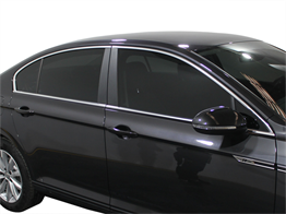 VW Passat B8 Cam Çerçevesi 8 Prç. Krom 2015-2019, VW Passat B8 Cam Çerçevesi 8 Prç. Krom 2015-2019
