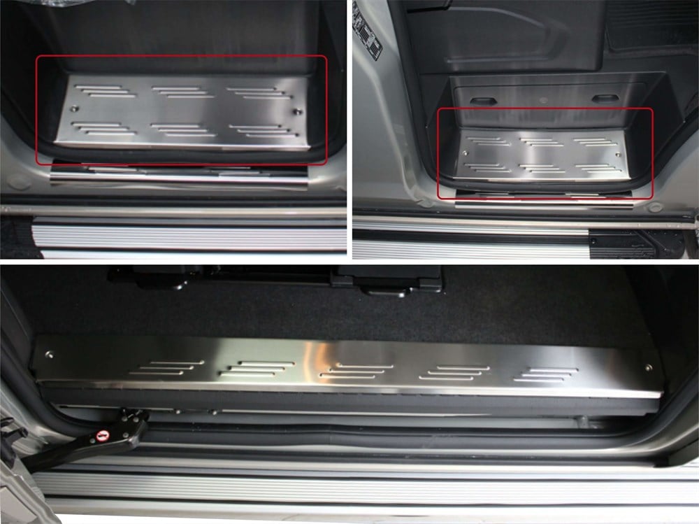 Ford Custom İç Kapı Eşiği 3 Prç Krom 2018 ve Sonrası, Ford Custom İç Kapı Eşiği 3 Prç Krom 2018 ve Sonrası