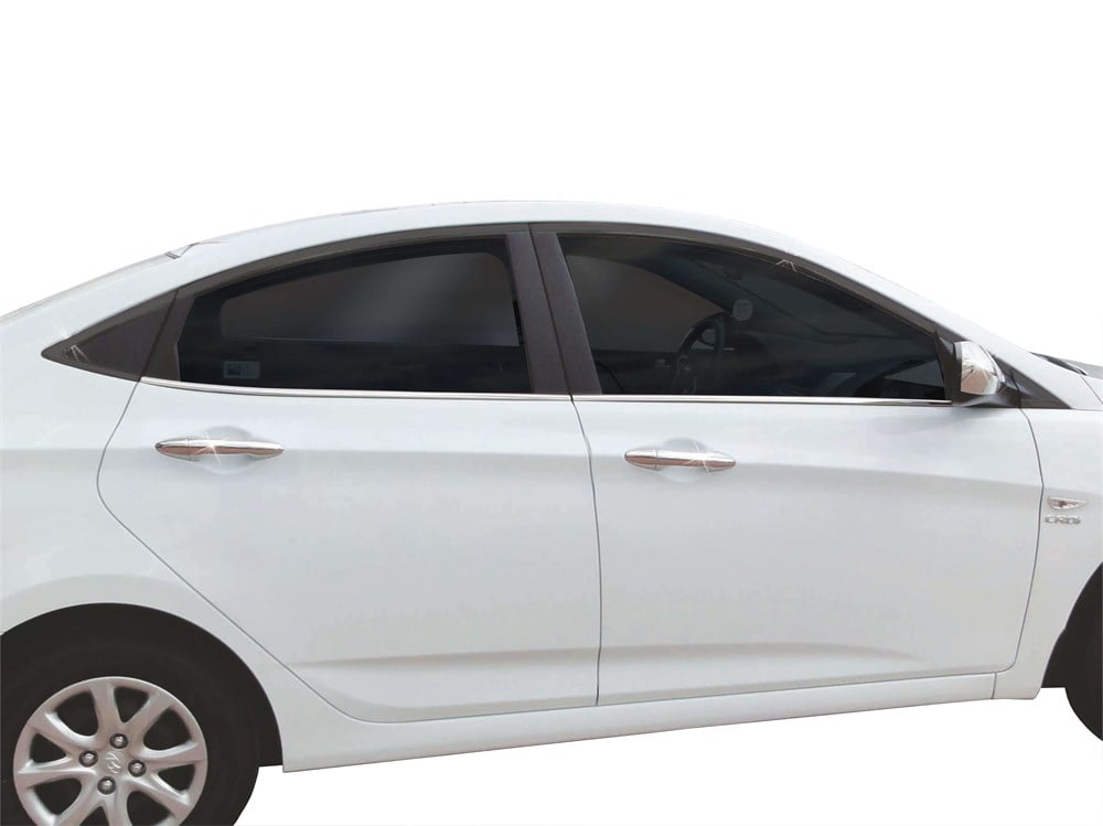 Hyundai Accent Blue RB Cam Çıtası 4 Prç  P.Çelik 2011 ve Sonrası, 