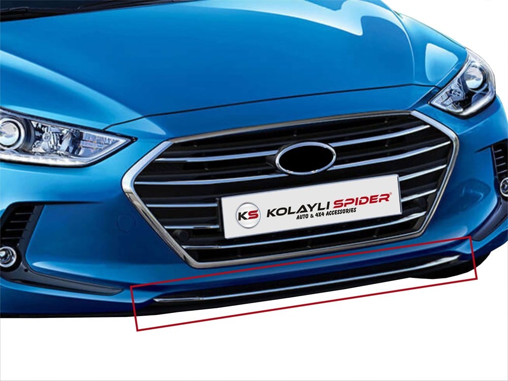 Hyundai Elantra 6 Ön Tampon Çıtası  P.Çelik 2016-2019, 