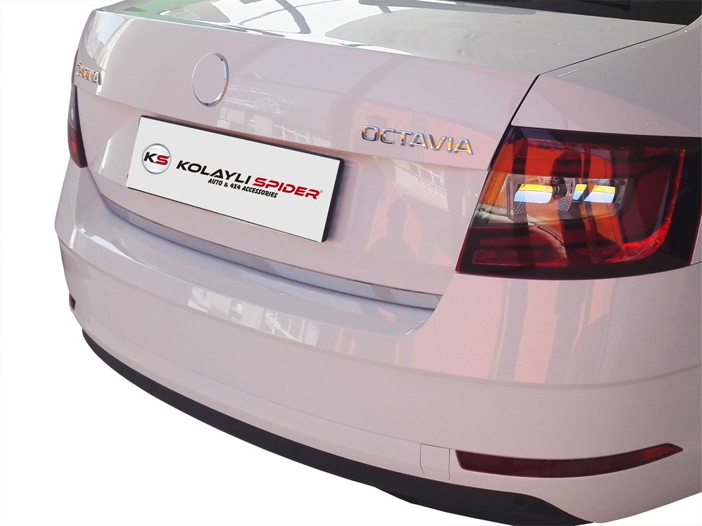 Skoda Octavia A7 Bagaj Alt Çıtası Krom 2013 ve Sonrası, 