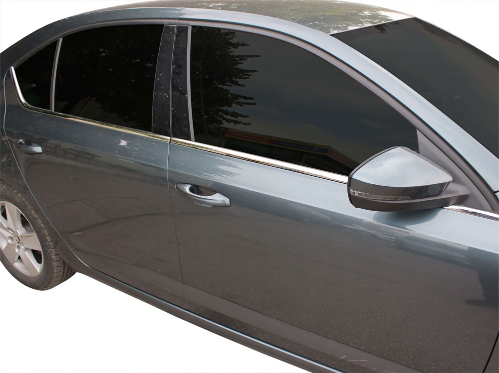 Skoda Octavia A7 Cam Çıtası 6  Prç Krom 2013 ve Sonrası, 