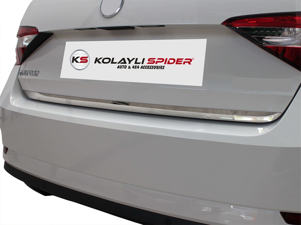 Skoda Super B8 Bagaj Alt Çıtası Krom 2015 ve Sonrası, 