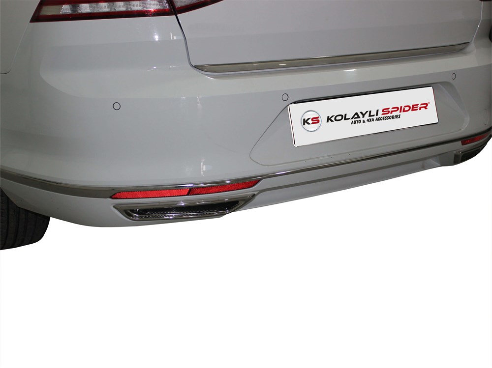 VW Passat 8.5 Arka Tampon Alt Çıtası 3 Prç. P. Çelik 2019 ve Sonrası, 