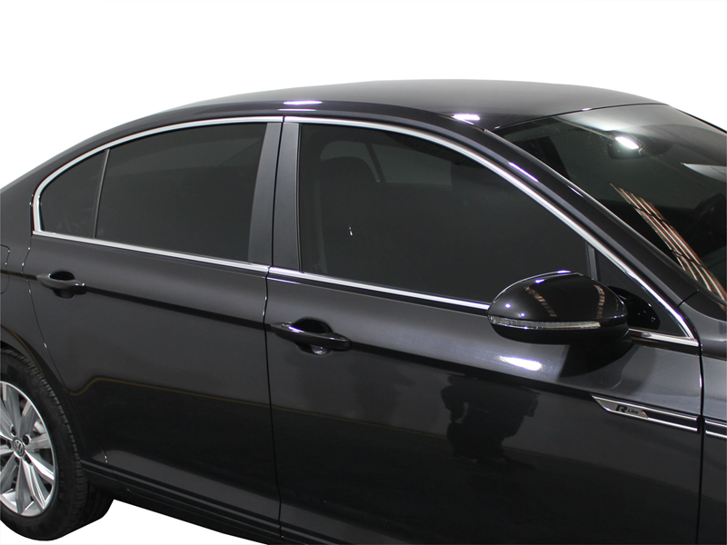 VW Passat B8 Cam Çerçevesi 8 Prç. Krom 2015-2019, VW Passat B8 Cam Çerçevesi 8 Prç. Krom 2015-2019